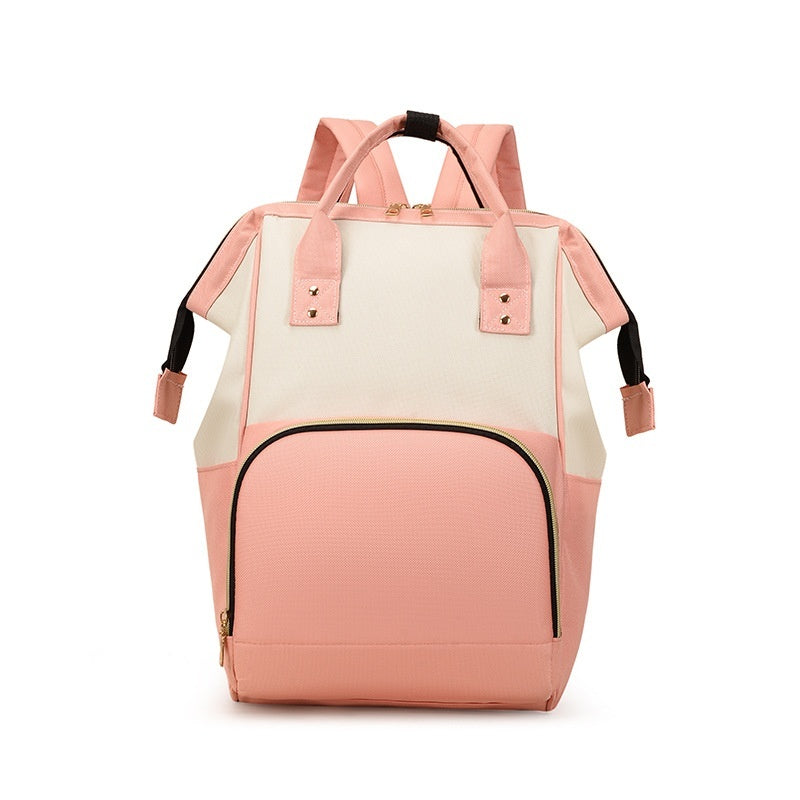 Mochila de viaje amplia que repele el agua, con bolsillo isotérmico