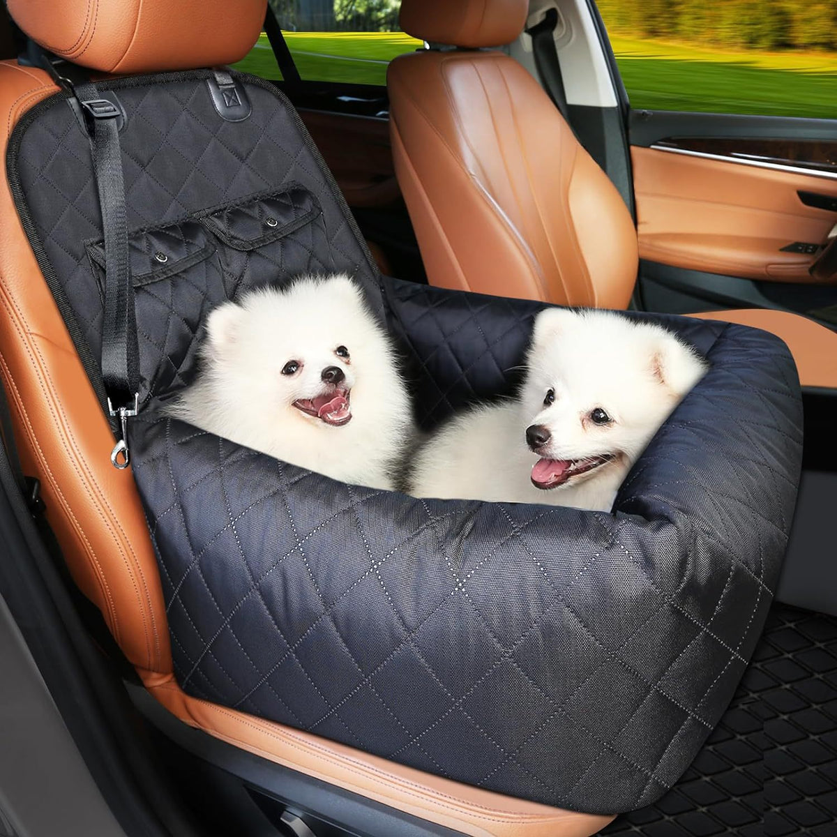 Asiento elevador de coche para perros, impermeable