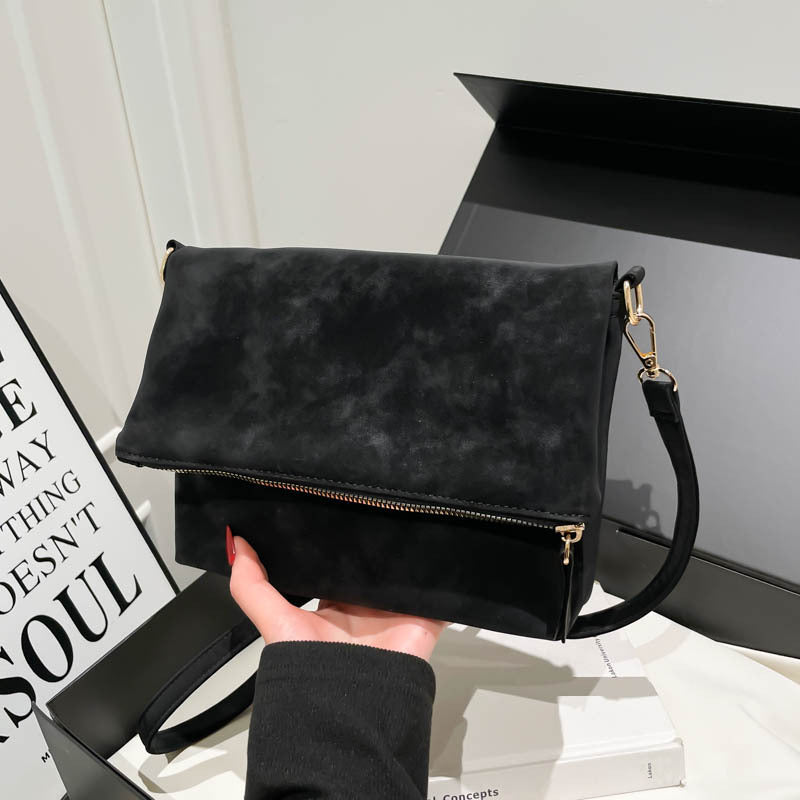 Bolso tipo sobre de mujer efecto ante, cruzado