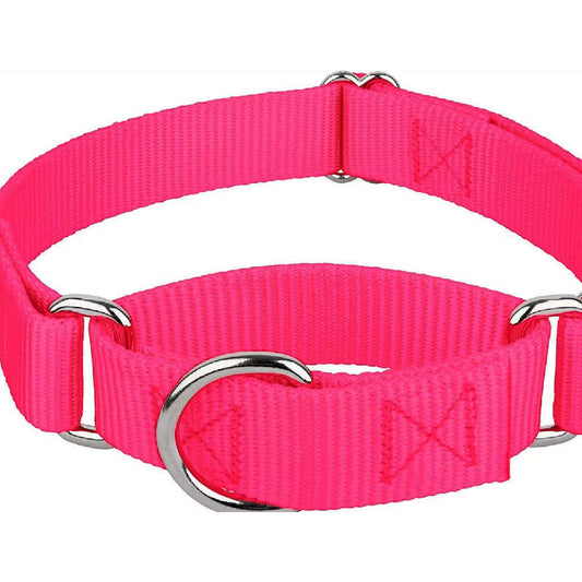 Collar martingala para perros color fucsia