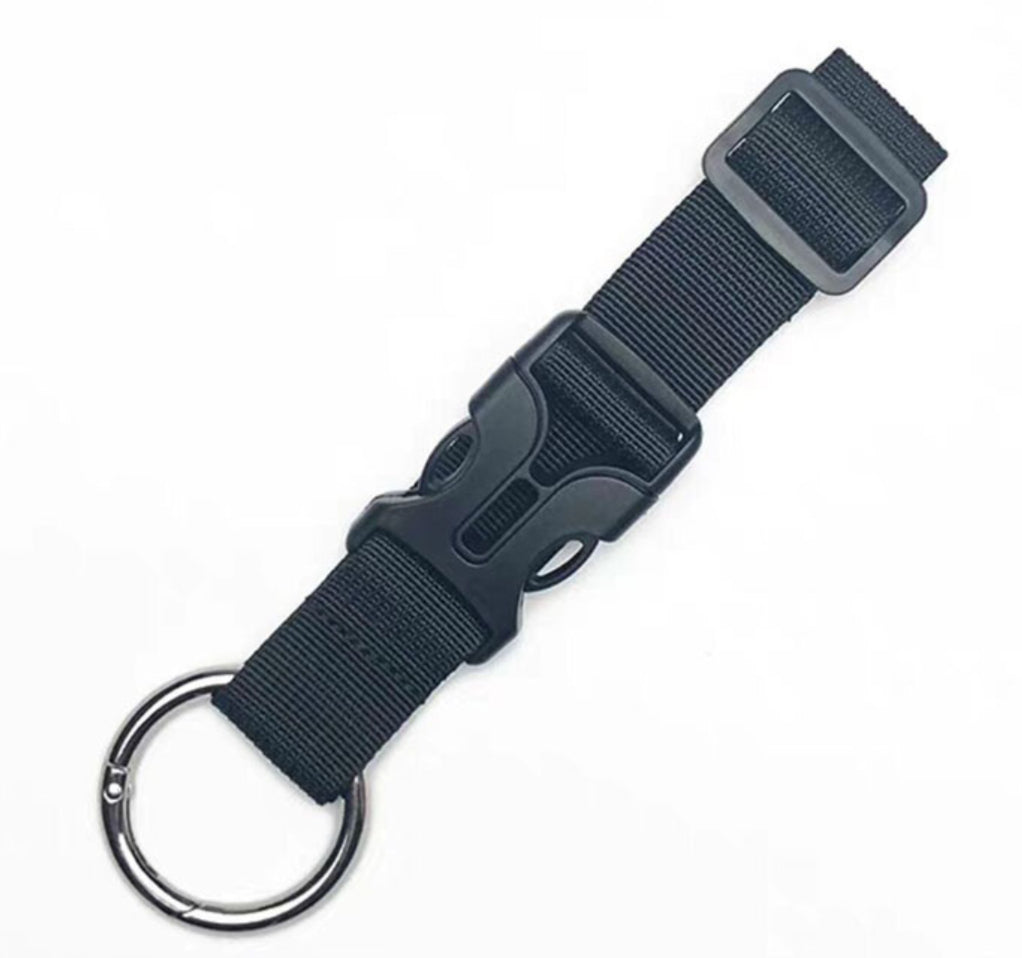 Cinta para enganchar el bolso a la maleta